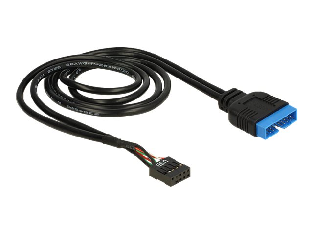 Delock USB internt kabel 60cm Sort