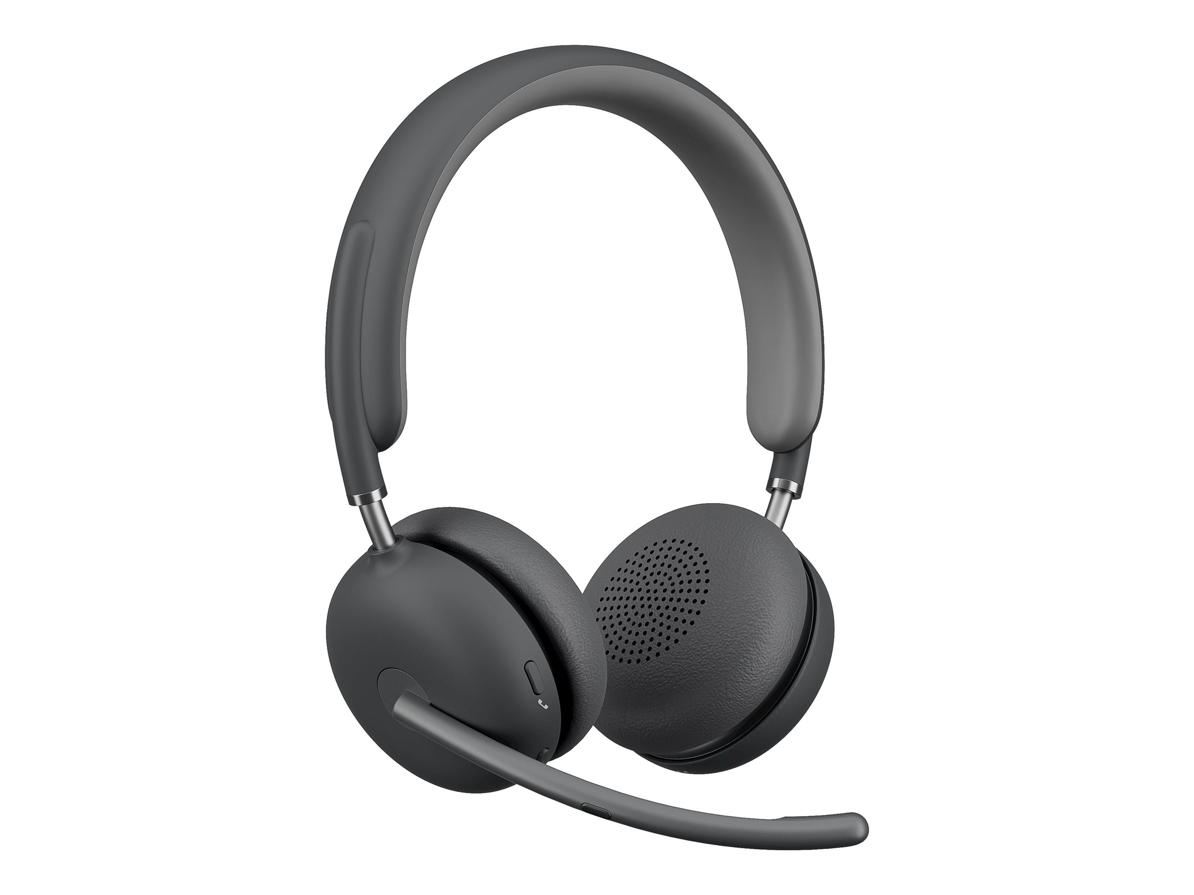 Logitech Zone Wireless 2 - Headset - på øret - Bluetooth - trådløs - aktiv støjfjerning - grafit - Certified for Microsoft Teams