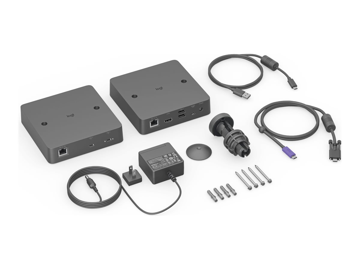 Logitech Extend - video/audio extender - USB-C 10Mb LAN