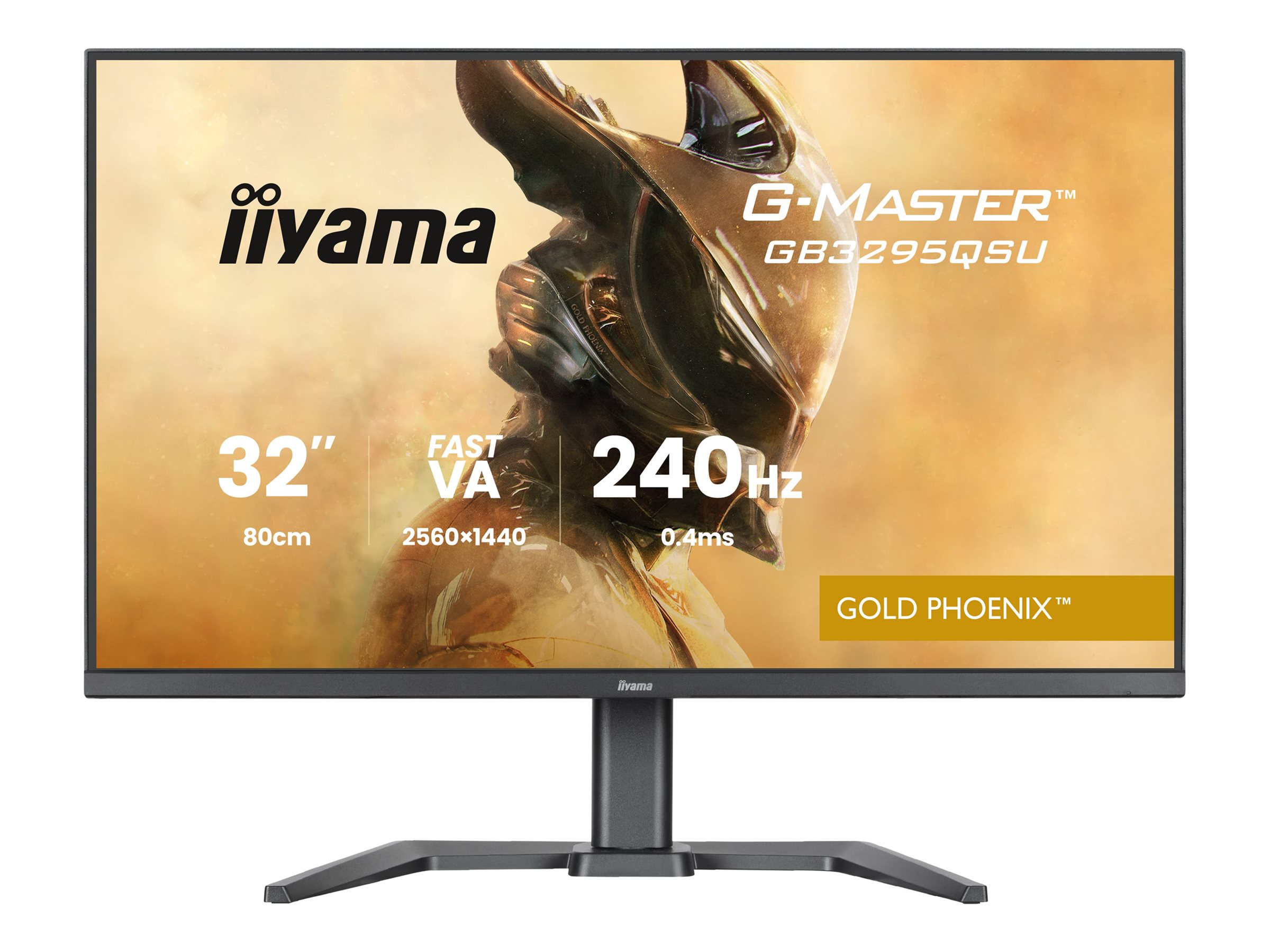 iiyama G-MASTER Gold Phoenix GB3295QSU-B1 31.5" Fast VA 2560 x 1440 (2K) HDMI DisplayPort 240Hz