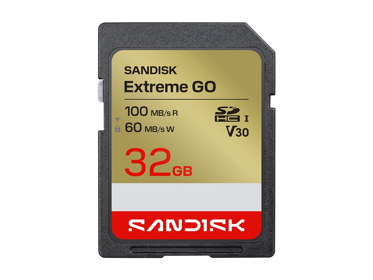 SANDISK Extreme GO SD - 100MB/s - 32GB