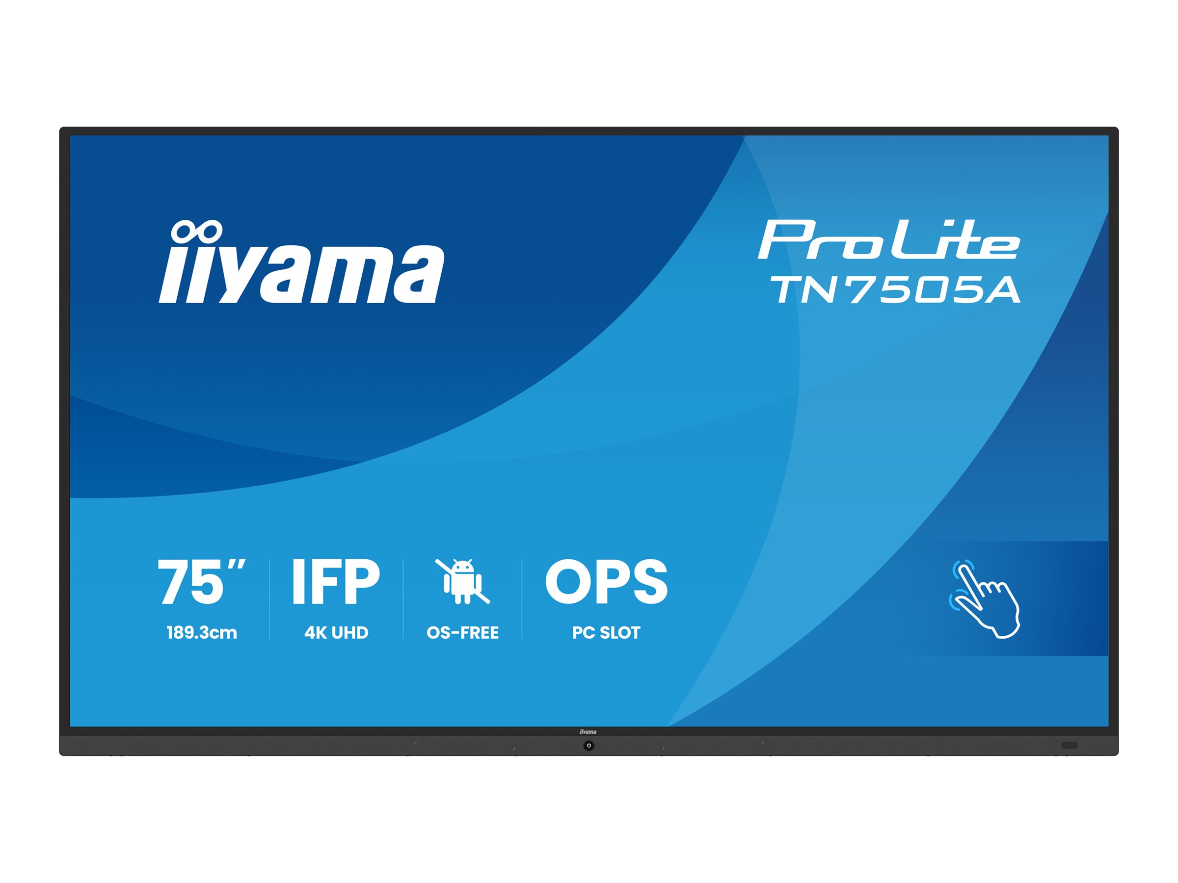iiyama ProLite TN7505A-B1AG 75" Digital skiltning/interaktiv kommunikation 3840 x 2160