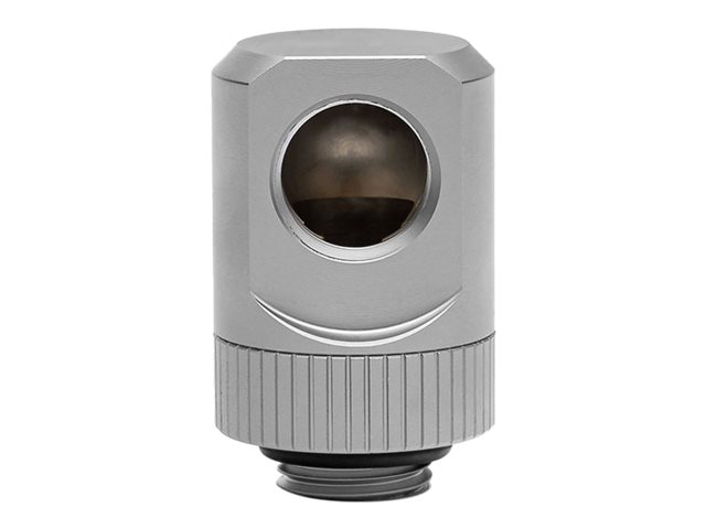 EkWaterBlocks EK-Quantum Torque Flydende kølesystem vinklet fitting-adapter 1-pack Sølv