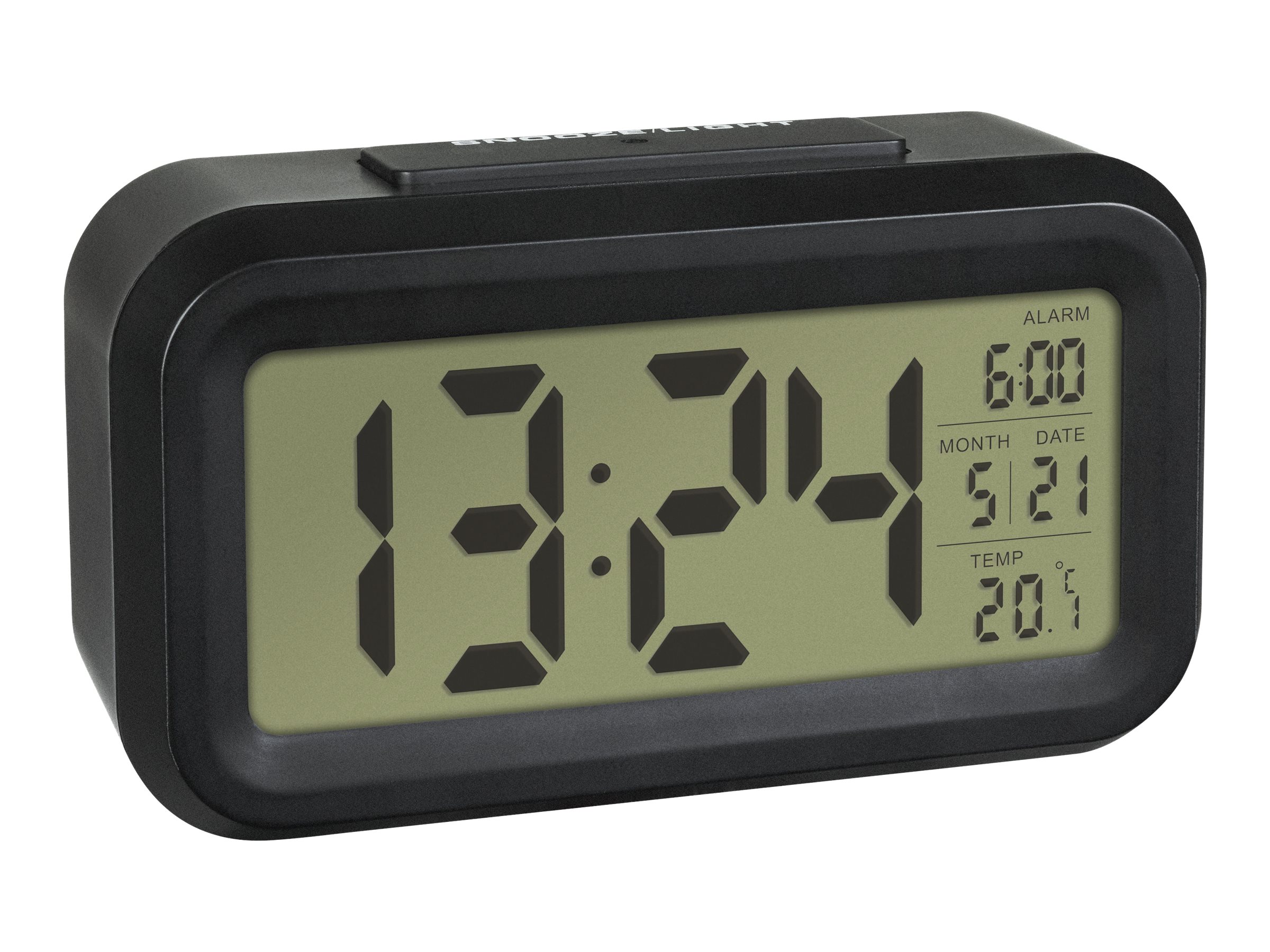 TFA LUMIO Alarmur Sort Indendørs LED