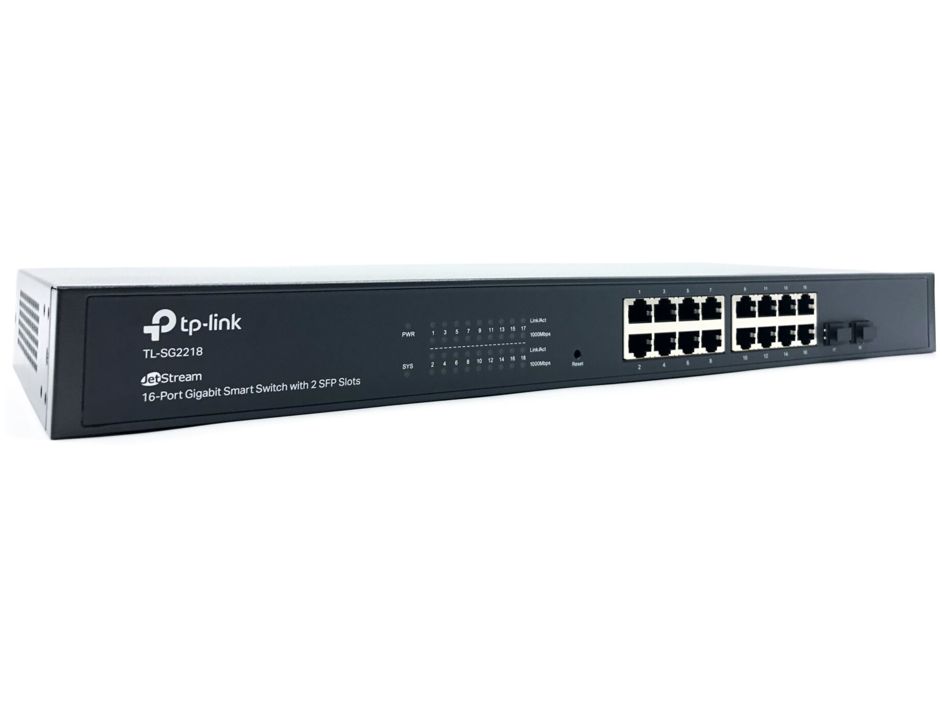 Tp-link Jetstream Tl-sg2218 Netværksswitch Administreret L2/l2+ Gigabit Ethernet (10/100/1000) 1u Sort