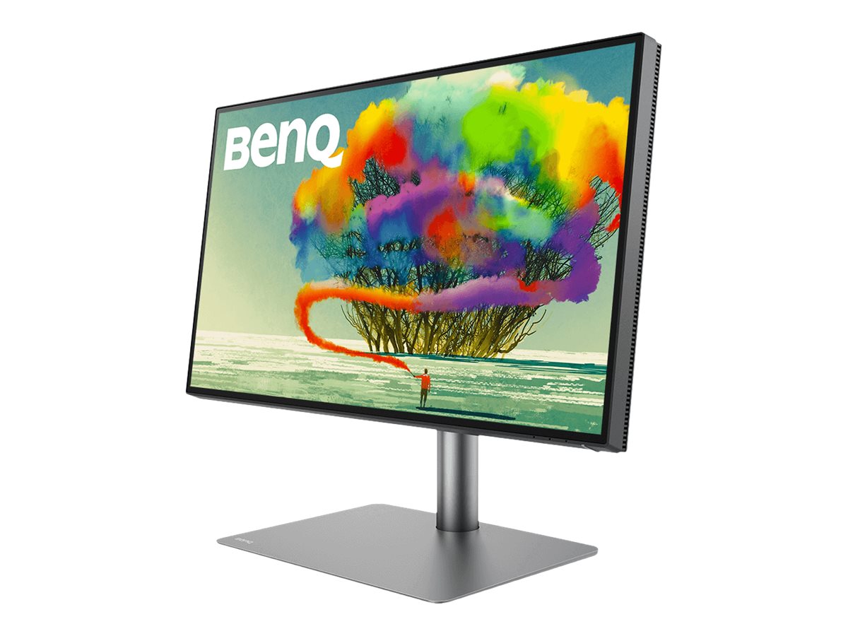 BenQ DesignVue PD2725U - LED-skærm - 27 - 3840 x 2160 4K @ 60 Hz - IPS - 250 cd/m² - 1200:1 - HDR10 - 5 ms - 2xThunderbolt 3, 2xHDMI, DisplayPort - højtalere - grå, sort