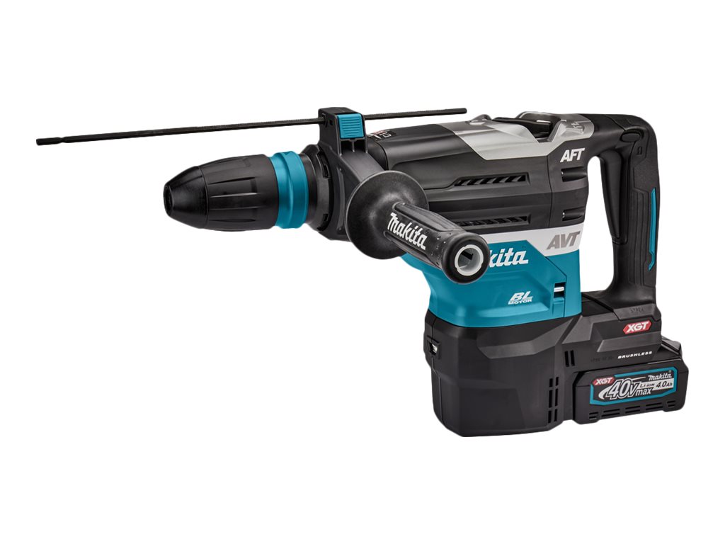 Makita HR005GM202 - Roterende hammer - ledningfri - 2 tilstande - SDS-max - 8 Joule - 2 batterier, inkluderet oplader - 40 V