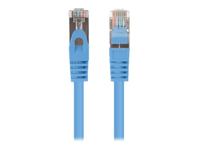 Lanberg CAT 6 Foldet uskærmet snoet par (F/UTP) 25cm Patchkabel Blue (RAL 5012)