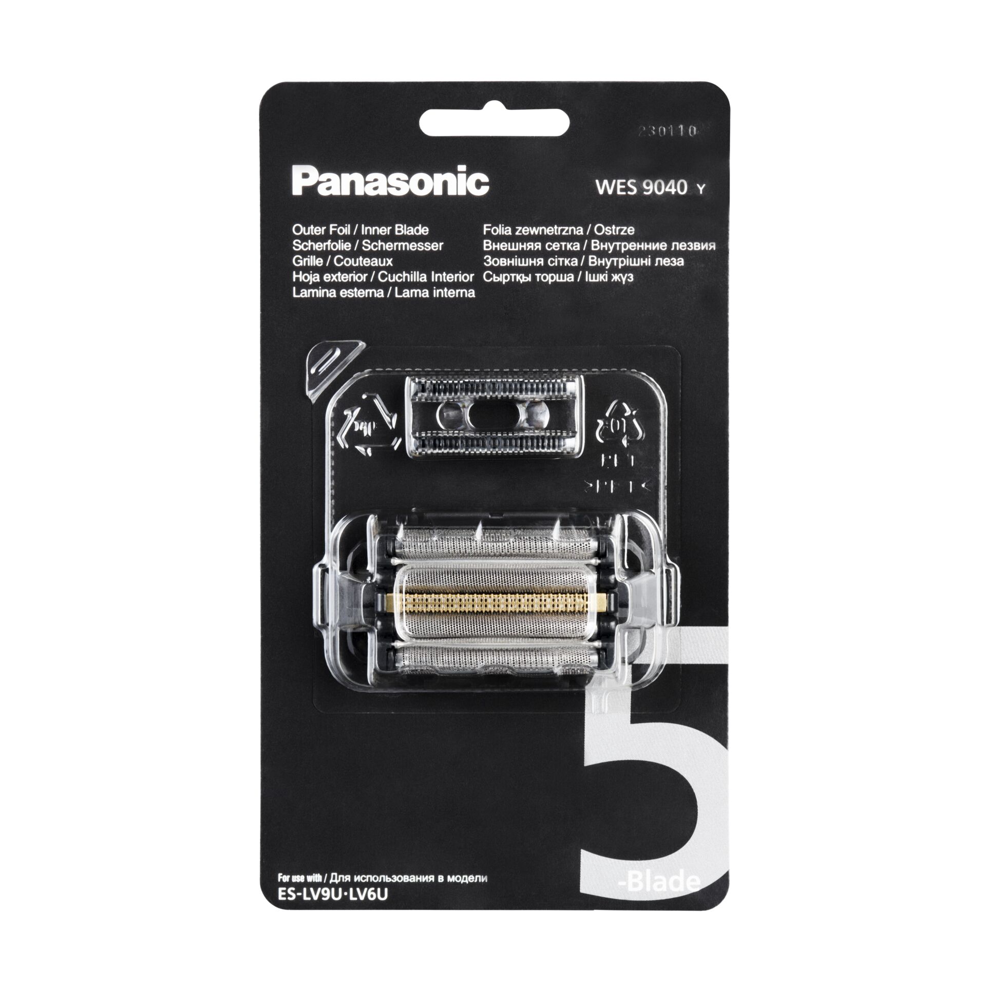 Panasonic WES9040Y1361, Skægtrimmerblad, Panasonic, ES-PV3, ES-PV6, ES-LV9U, ES-LV6U