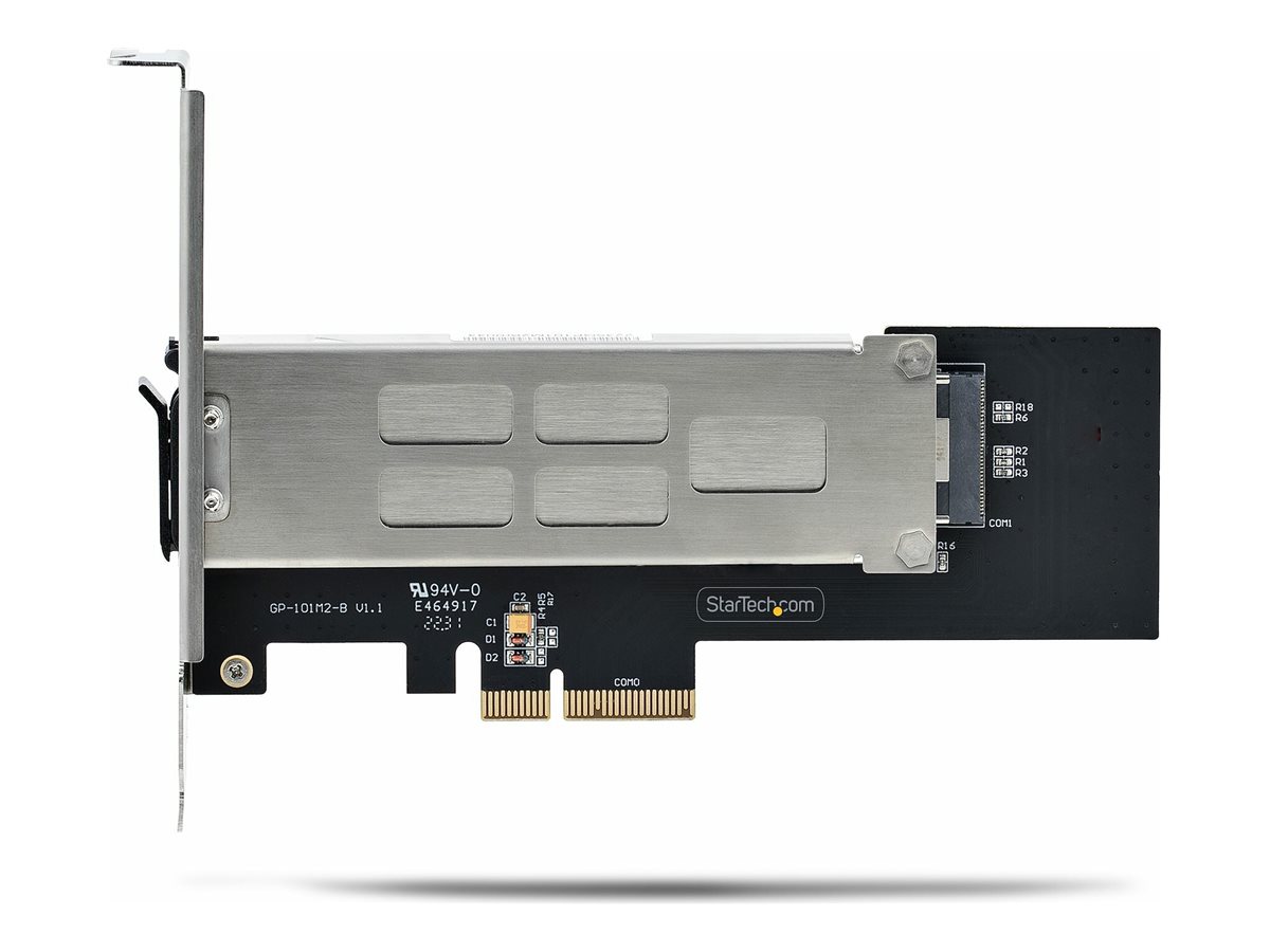StarTech.com M.2 NVMe SSD to PCIe x4 Mobile Rack/Backplane with Removable Tray for PCI Express Expansion Slot, Tool-less Installation, PCIe 4.0/3.0