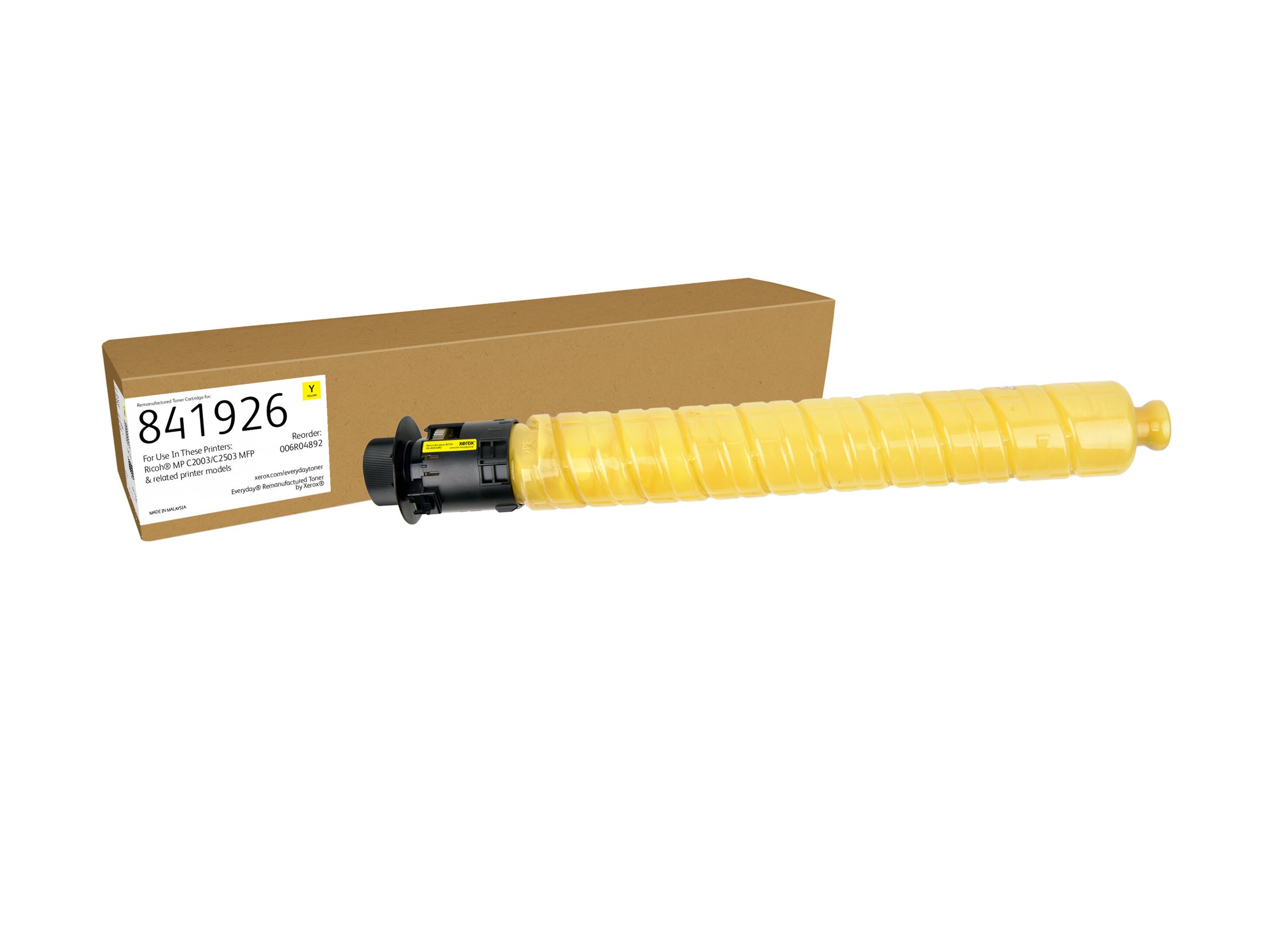 Xerox Everyday - yellow - compatible - remanufactured - toner cartridge (alternative for: Ricoh 841926) - Green World Alliance return programme