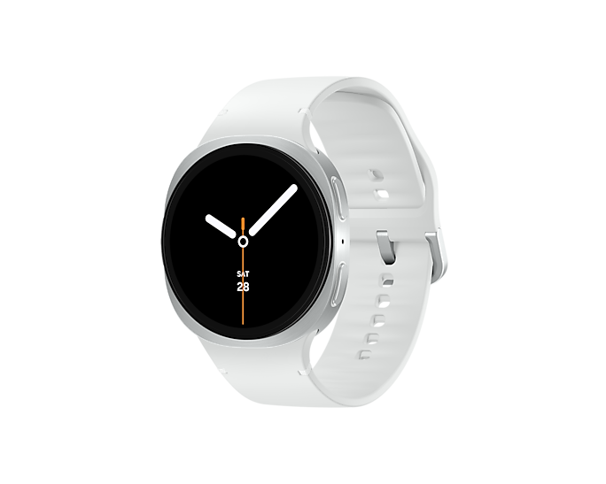 Samsung Galaxy Watch8 44 mm Sølv Hvid SmartWatch