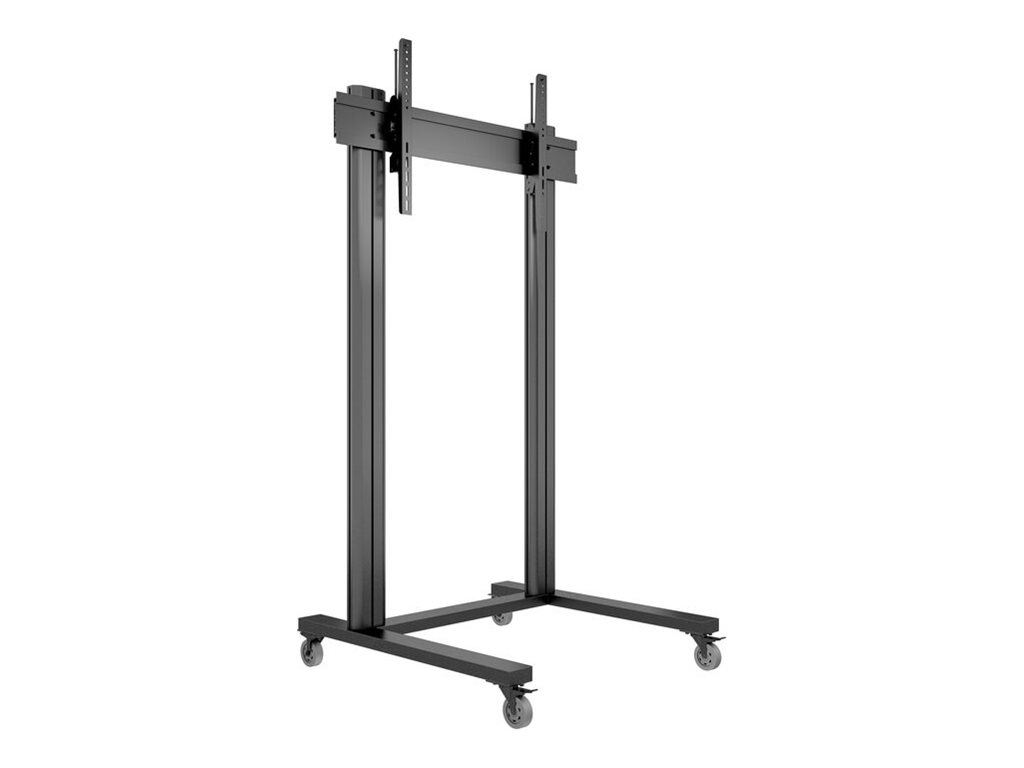 Multibrackets M Public Display Stand 210 Dual Pillar Wheelbase Black - Maks 125 kg - Maks størrelse 110"
