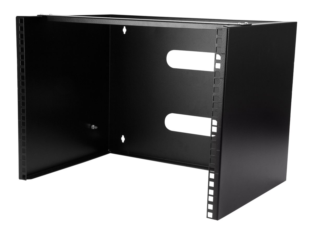 StarTech.com 8U Wall Mount Patch Panel Bracket - 12" Deep - 19" Patch Panel Rack for Shallow Network Equipment- 80lbs Capacity (WALLMOUNT8) Kabinet