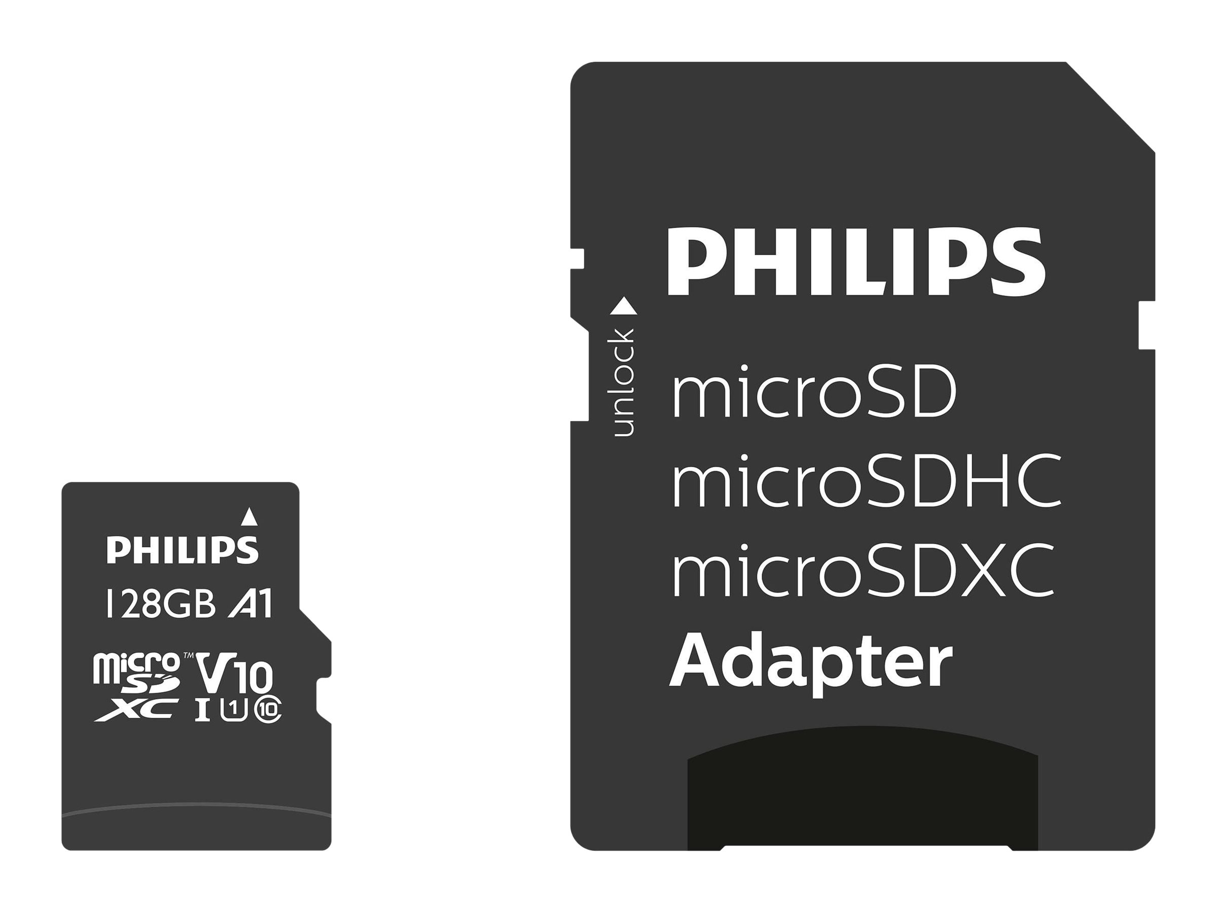 Philips FM12MP45B - flash memory card - 128 GB - SDXC