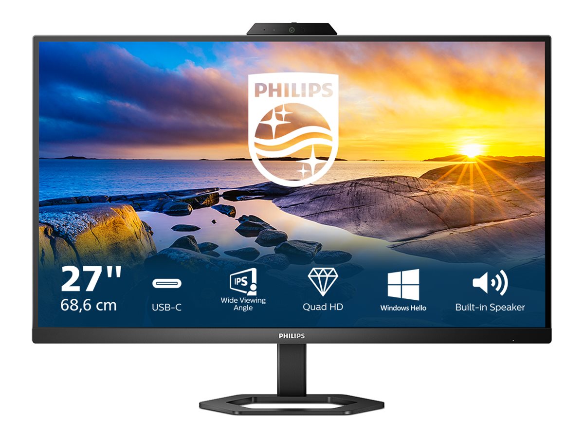 Philips 27E1N5600HE 27" IPS 2560 x 1440 (2K) HDMI DisplayPort USB-C 75Hz