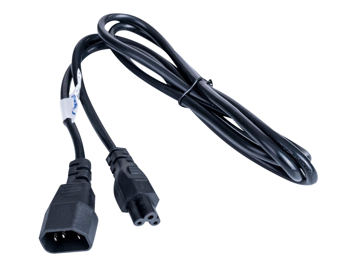 Akyga AK-NB-09A - Strømkabel - IEC 60320 C14 til IEC 60320 C5 - 250 V - 2.5 A - 1.5 m - sort