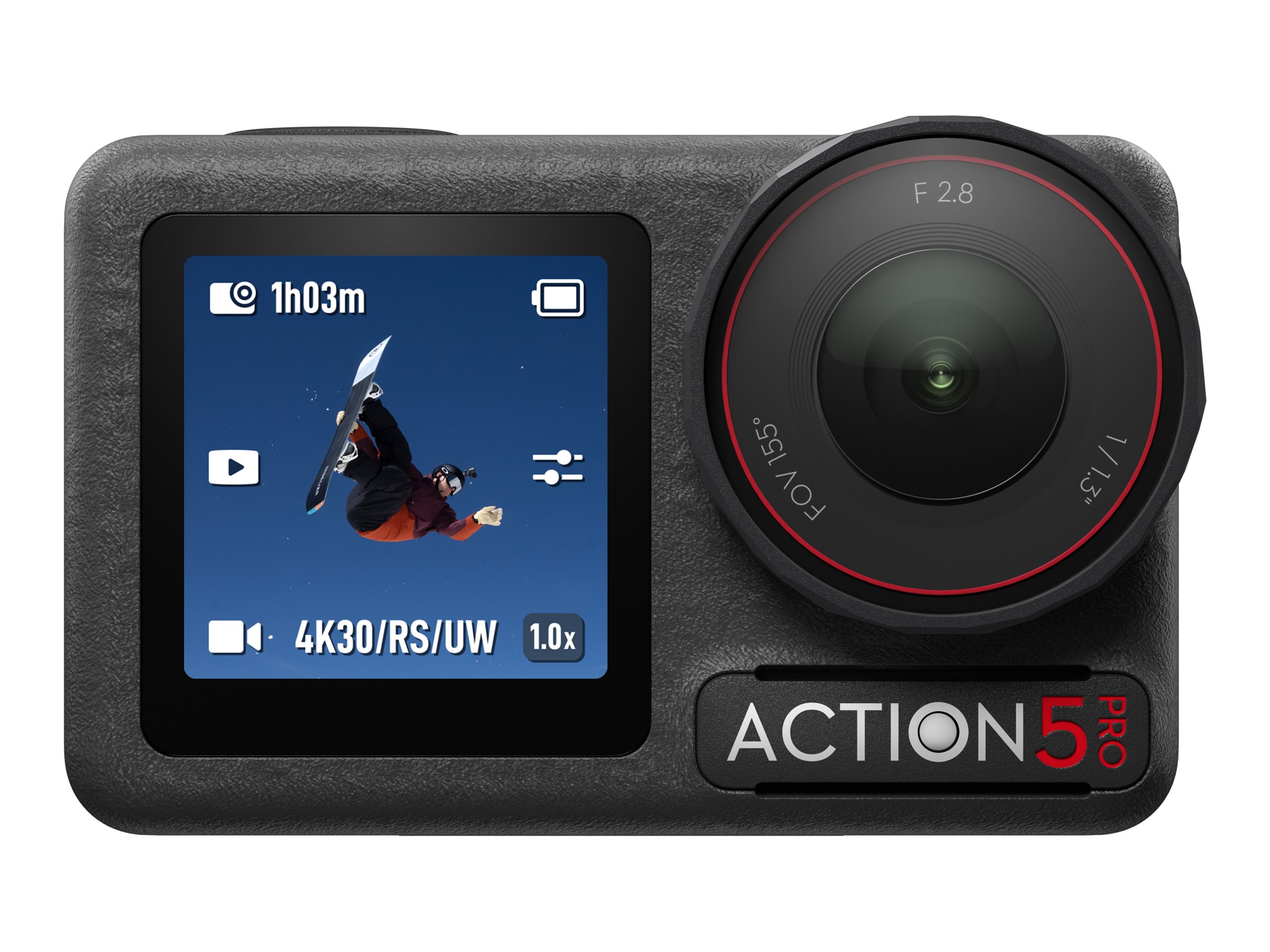 DJI Osmo Action 5 Pro - Adventure Combo - action-kamera - 4K / 120 fps - flash 64 GB - Wi-Fi, Bluetooth - undervands op til 20 m