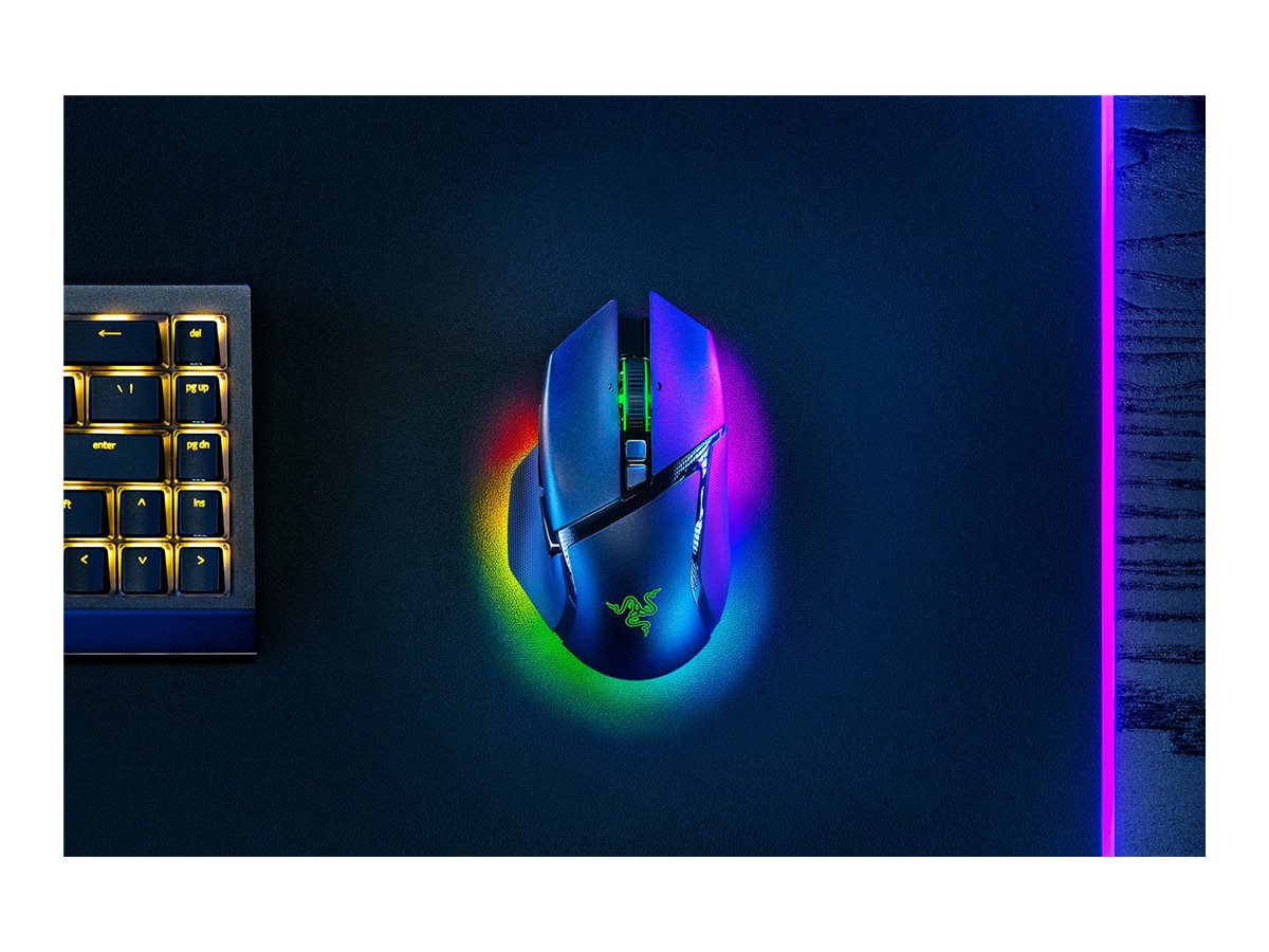Razer Basilisk V3 Pro 35K - Gaming Mus - Optisk - 11 knapper - Sort med RGB lys