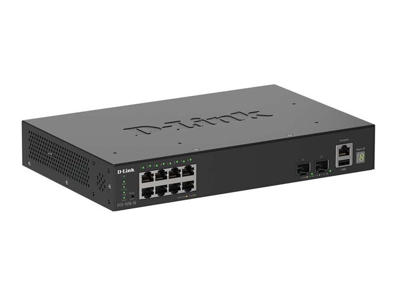 D-Link DGS-1530-10 8-porte Gigabit Ethernet
