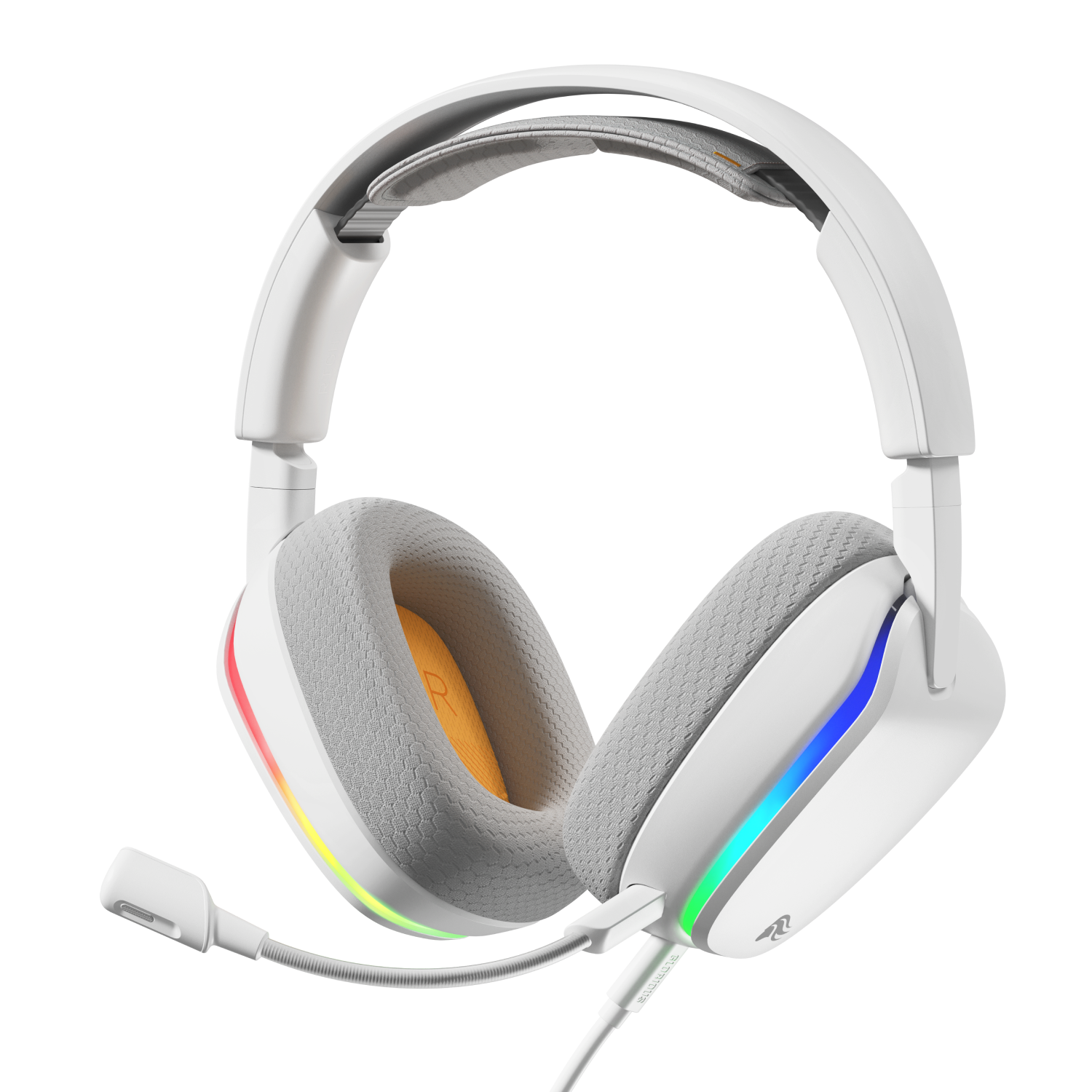 Glorious Gaming GHS Eternal RGB, Ledningsført, Spil, Headset, Hvid