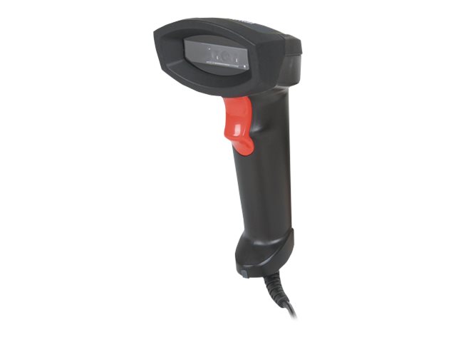 Manhattan Linear CCD Handheld Barcode Scanner, USB, 500mm Scan Depth, IP54 rating, Cable length 1.5m, Max Ambient Light 100,000 lux (sunlight), Black,