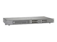 LevelOne GEP-1621 Switch 16-porte Gigabit PoE+ billede