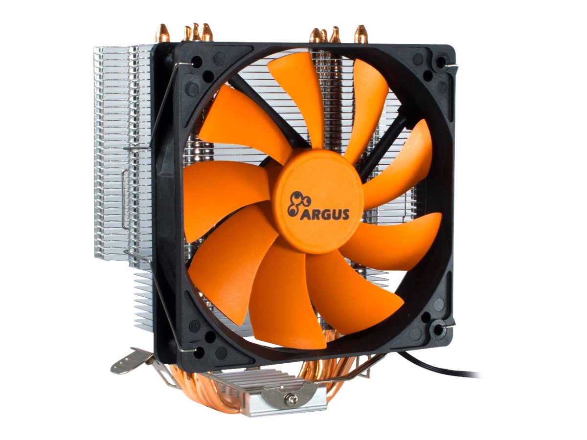 Argus SU-260 Processor-køler 1-pack Sort Orange Sølv 120 mm