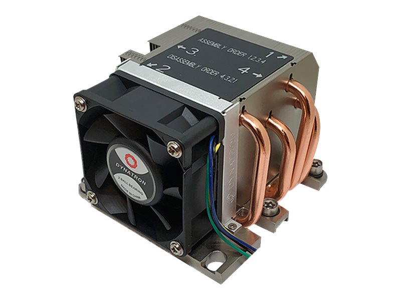 Inter-Tech B-13 Processor-køler 1-pack Sort Guld Grå 60 mm