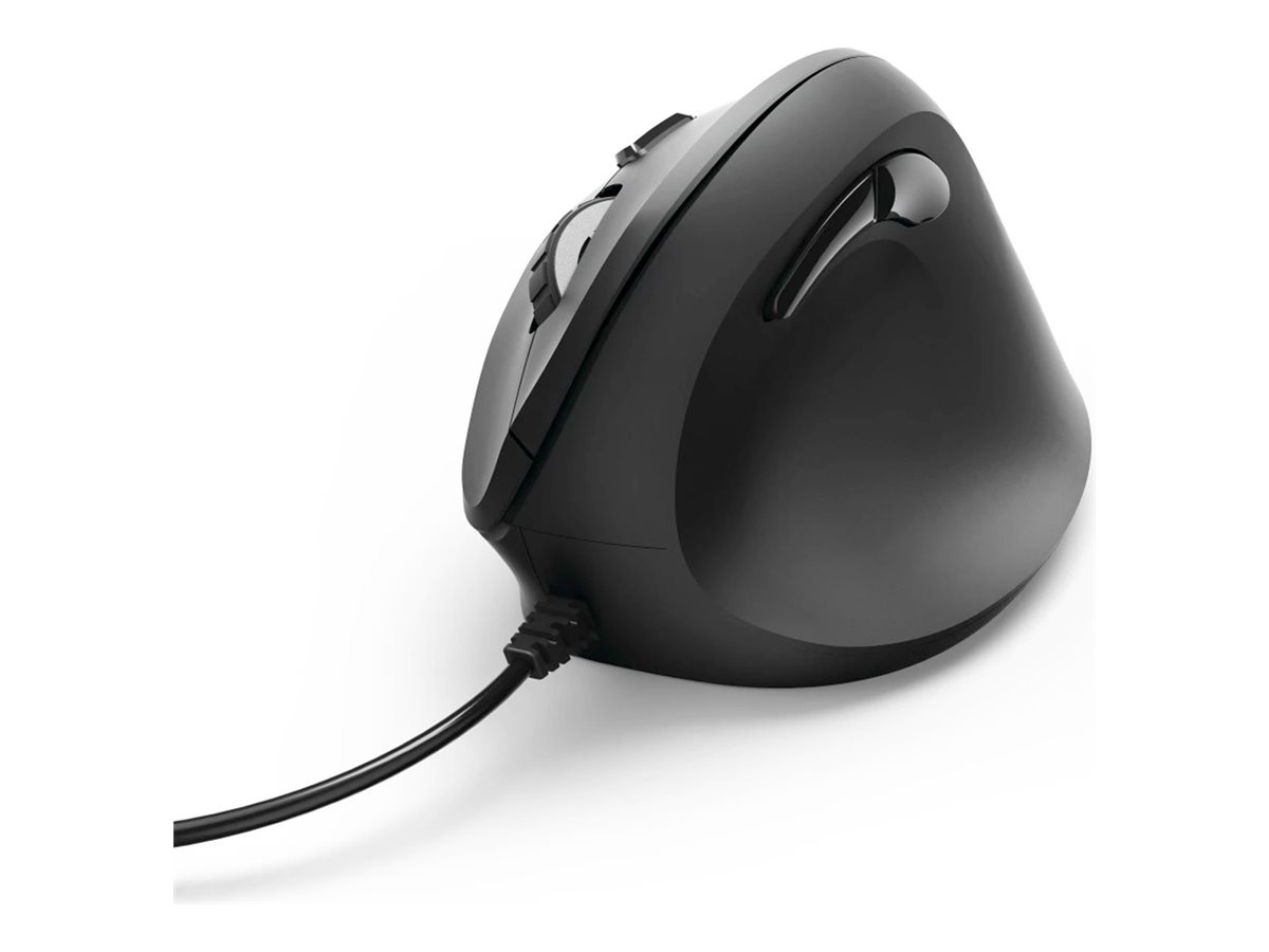 Hama Vertical Ergonomic Optisk Kabling Sort