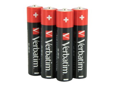 Verbatim battery - 4 x AAA / LR03 - Alkaline