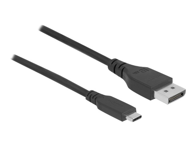 Delock Bidirectional Kabel 1.5m. Usb-c Displayport Sort