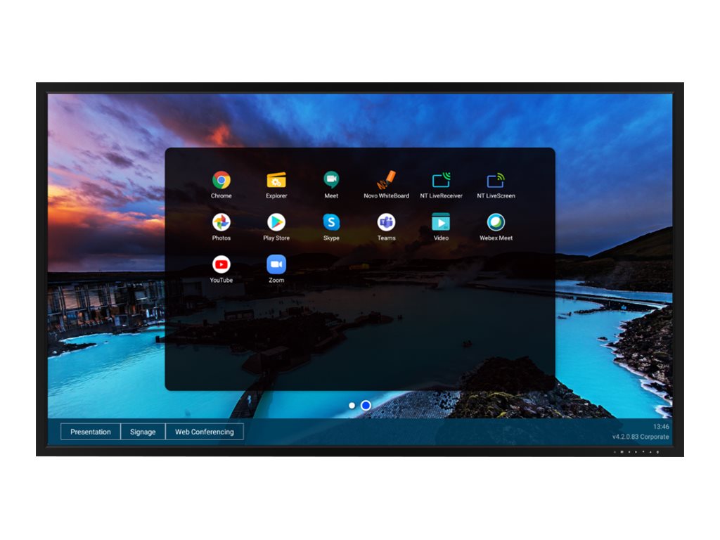 Vivitek NovoDisplay DK551P 55" Digital skiltning/interaktiv kommunikation 3840 x 2160