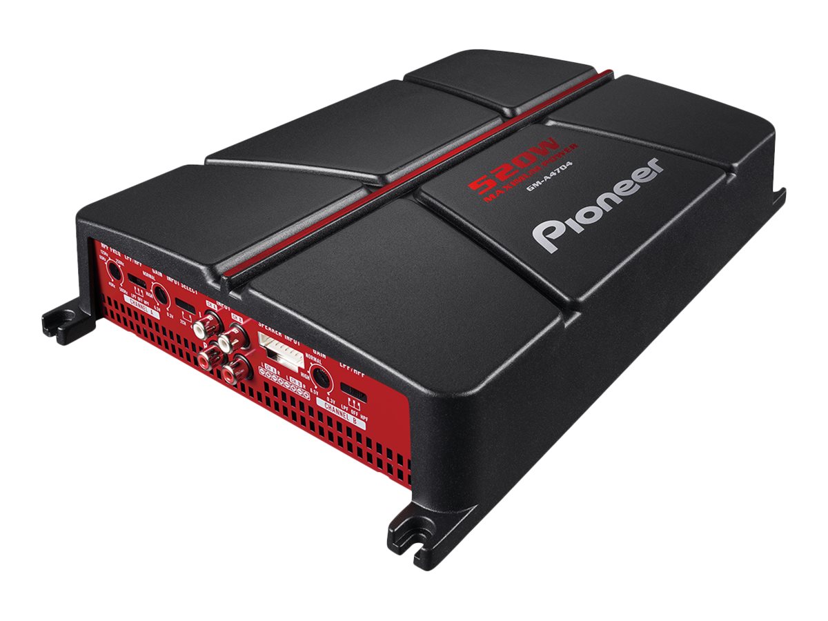 Pioneer GM-A4704 - Bil - forstærker - 4 kanaler - 80 watt x 4