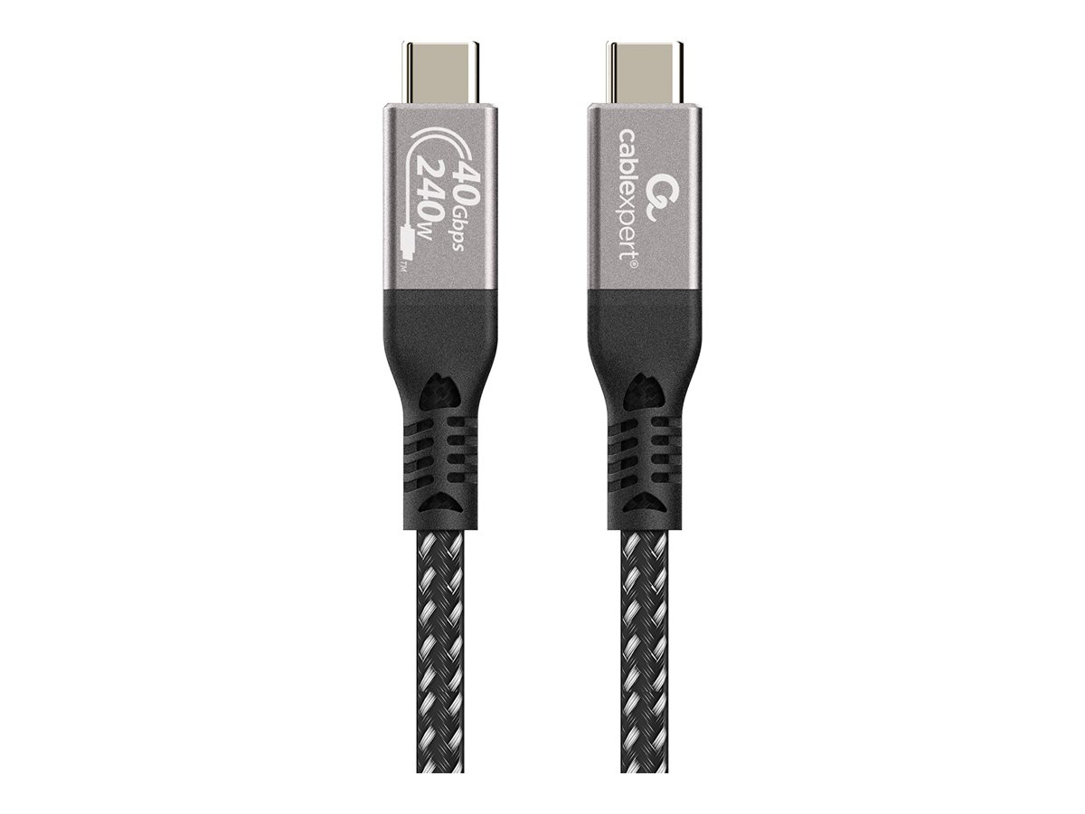 Gembird CCBP-USB4-CMCM240-0.5M USB4 USB-C kabel 40 Gbps/240 W - 0,5 m