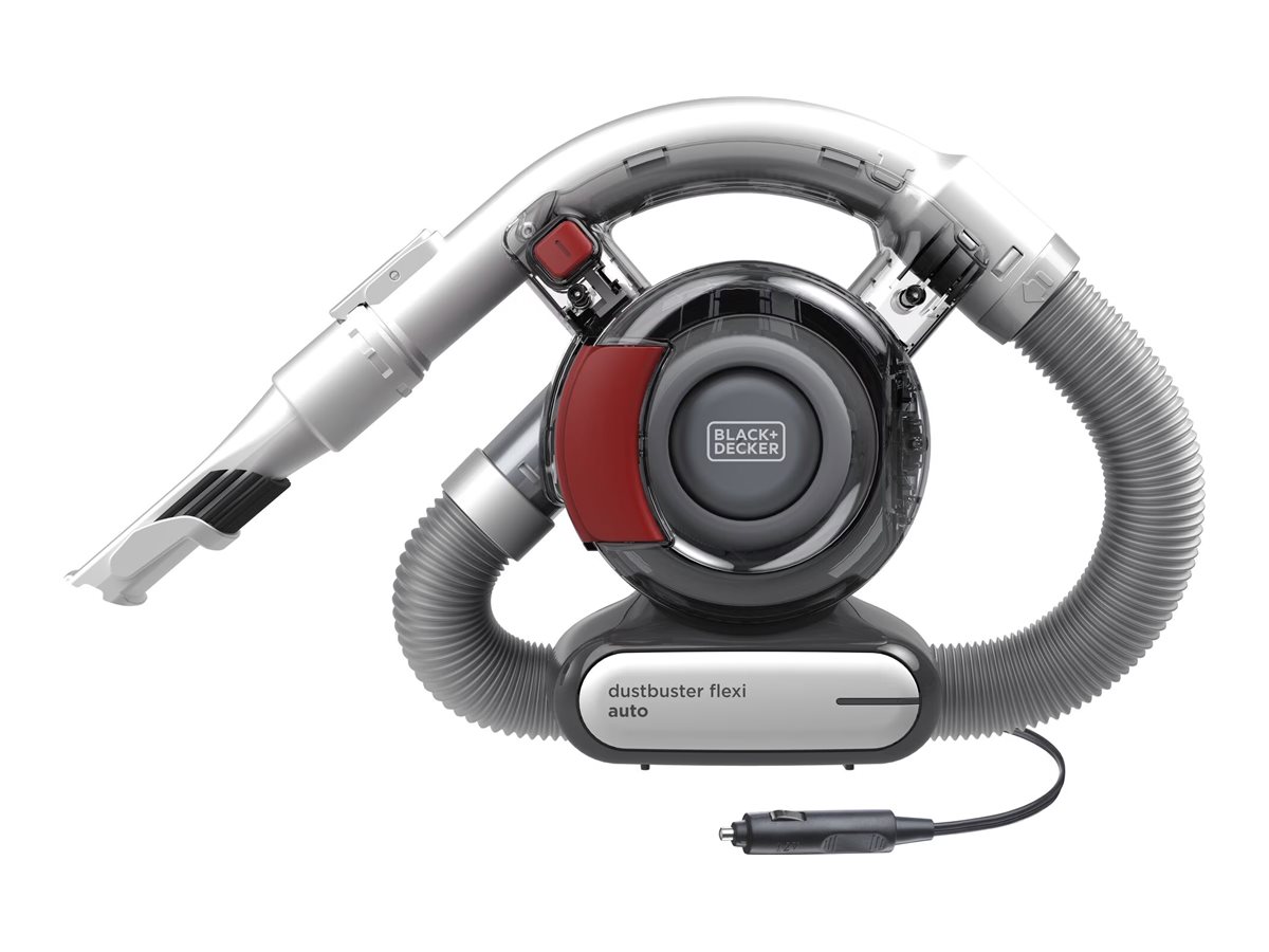 Black & Decker DustBuster Flexi Auto PD1200AV - Støvsuger - håndmodel - uden pose - rød/grå