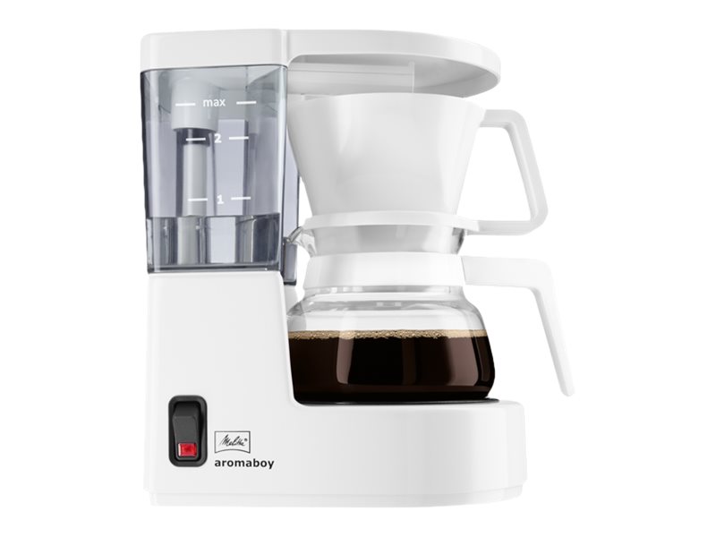 Melitta Aromaboy - Kaffemaskine - 2 kopper - hvid