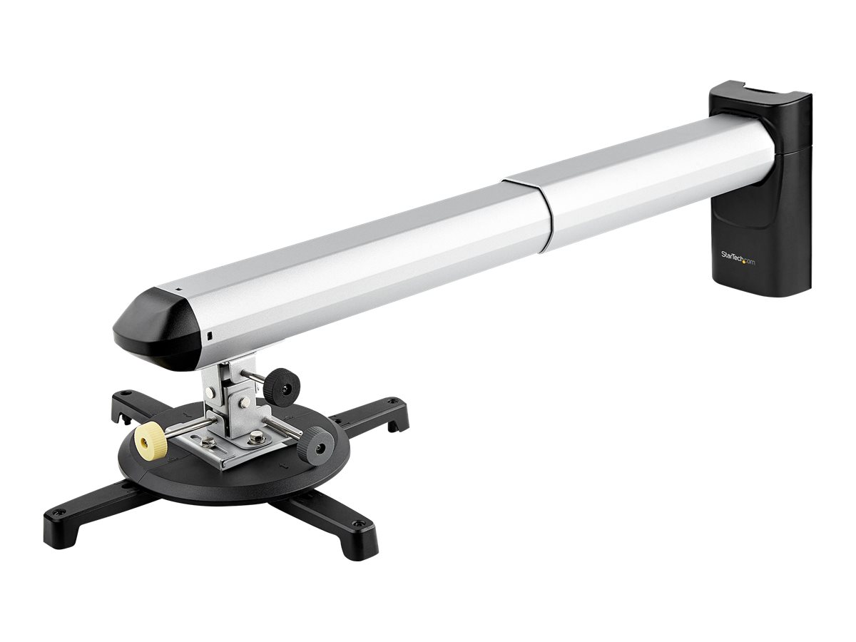 StarTech.com Universal Projector Wall Mount - Short/Ultra Short Throw - Adjustable 16.5-27.7" From Wall - 33lb (15kg) - Tilt/Swivel/Rotate
