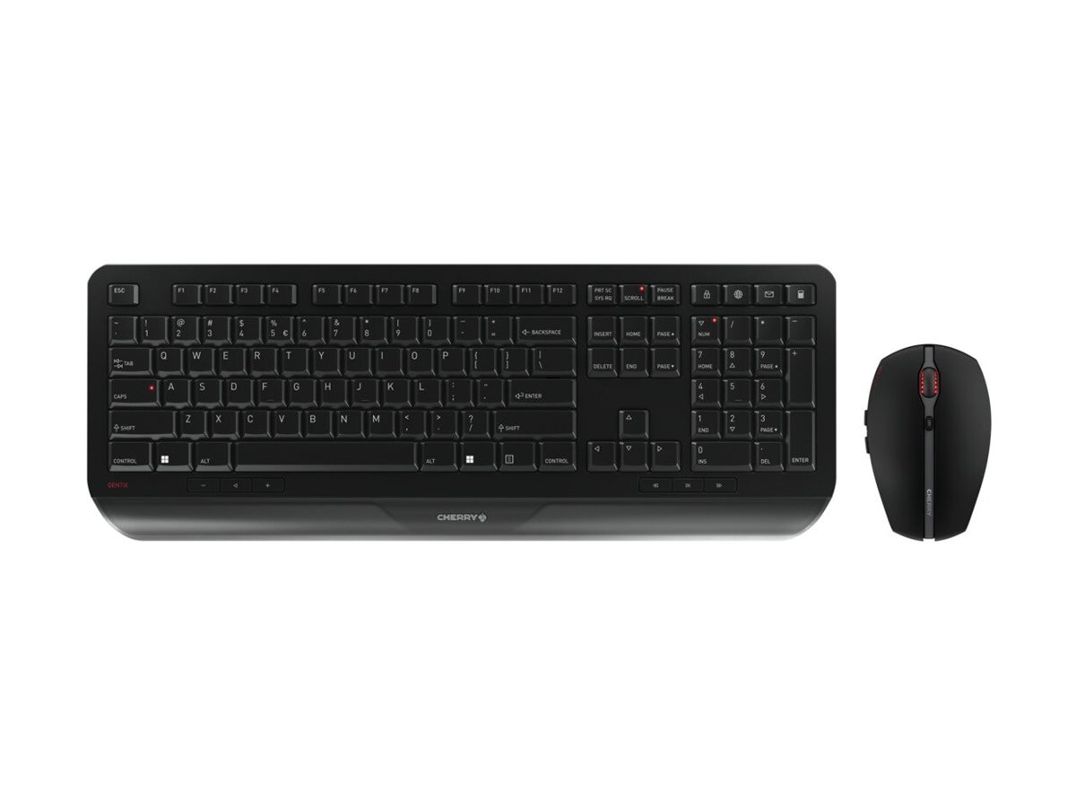 CHERRY GENTIX DESKTOP Sæt med mus og tastatur Trådløs Engelsk
