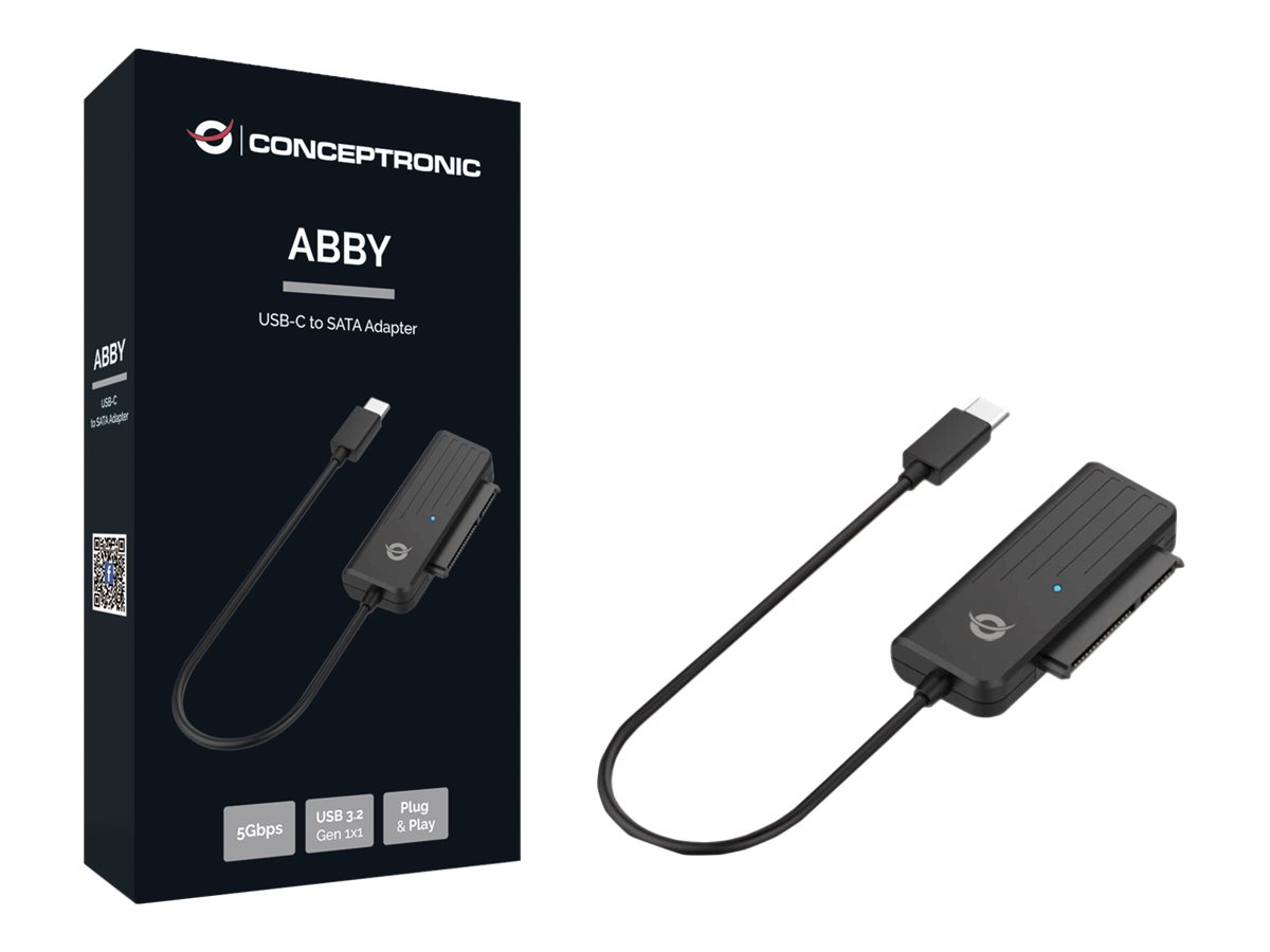 Conceptronic ABBY - storage controller - SATA 6Gb/s - USB 3.2 (Gen 1x1)