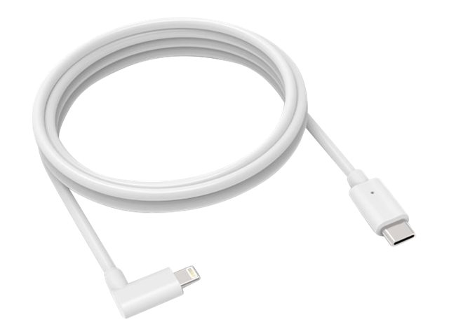 Compulocks 6FT USB-C Male to 90 Degree Lightning Charging Cable Right Angle Lightning-kabel 1.83m Hvid