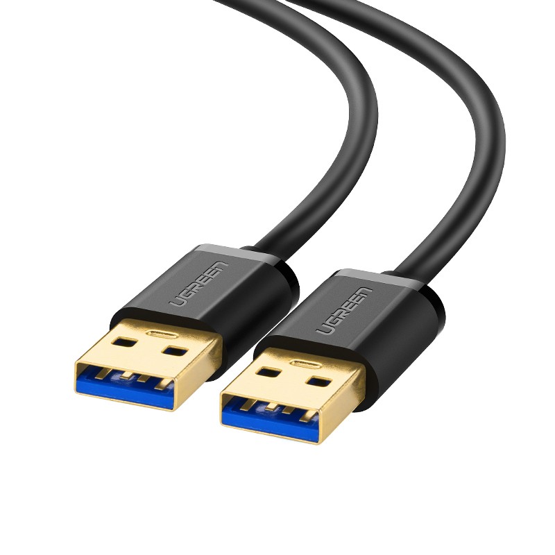 Ugreen 10370 USB-A to USB-A 1m Sort