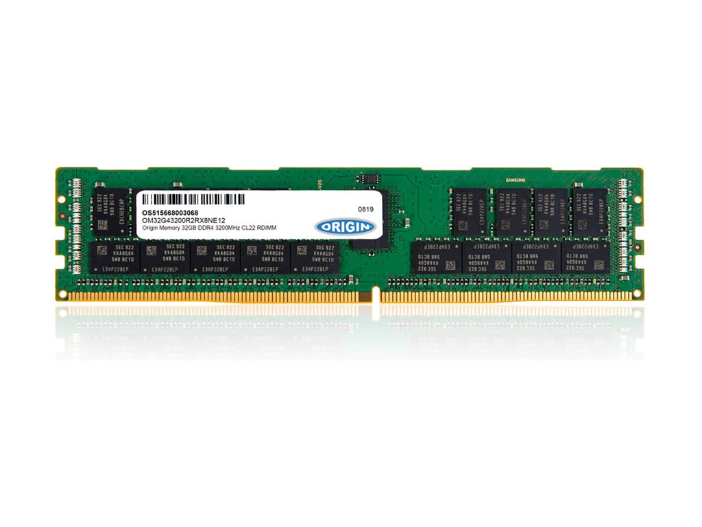 Origin Storage DDR4 SDRAM 32GB 3200MHz reg ECC DIMM 288-PIN