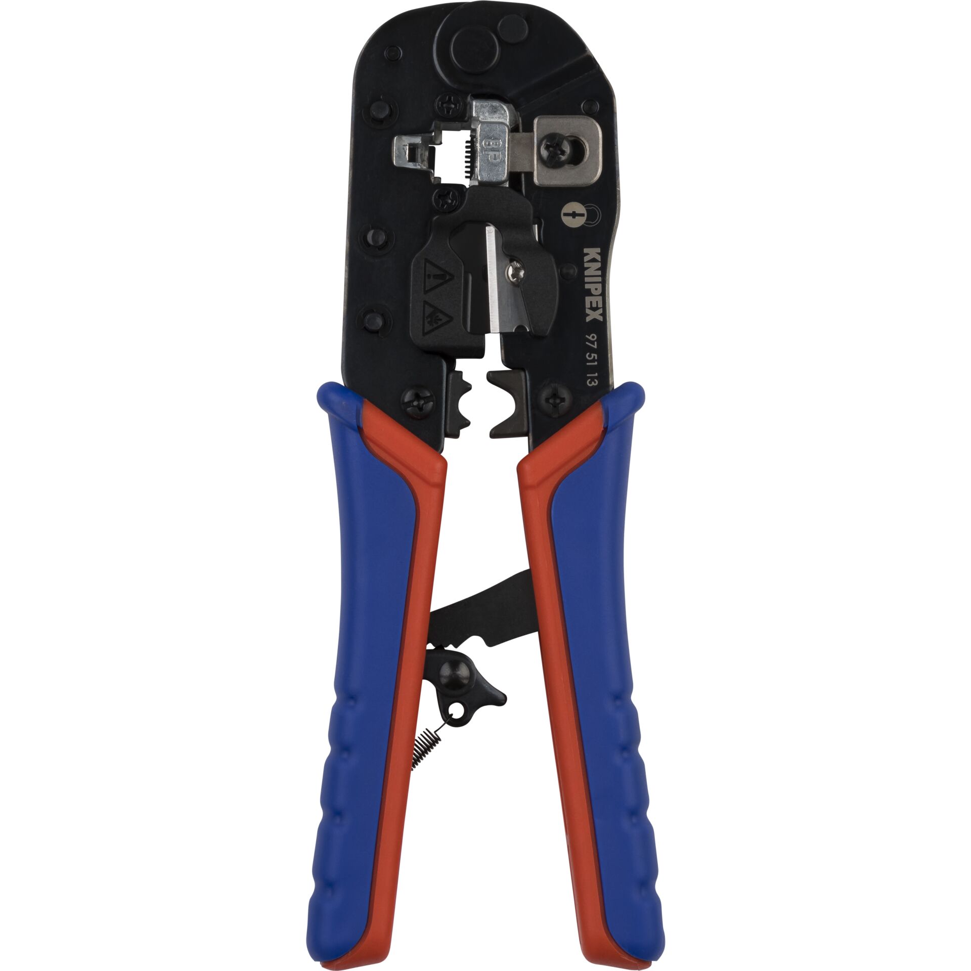 Knipex 97 51 13 kabelklipper Krympeværktøj Sort, Blå, Rød
