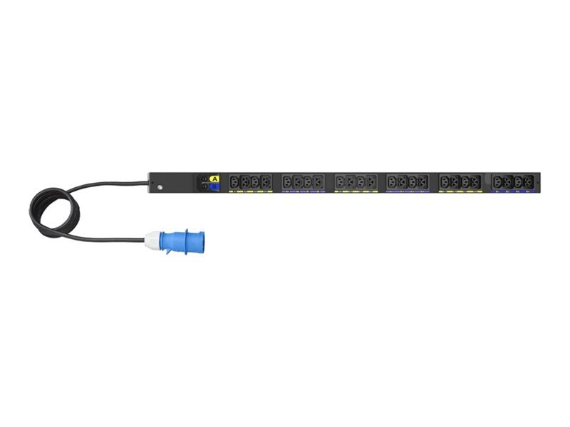 Eaton G4 - Strømfordelingsenhed (rackversion) - basal - 200 - 240 V - 7.4 kW - 1-faset - input: IEC 60309 32A - output-stikforbindelser: 24 (12 x IEC 60320 C13, 12 x IEC 60320 C39) - 0U - 3 m ledning - sort