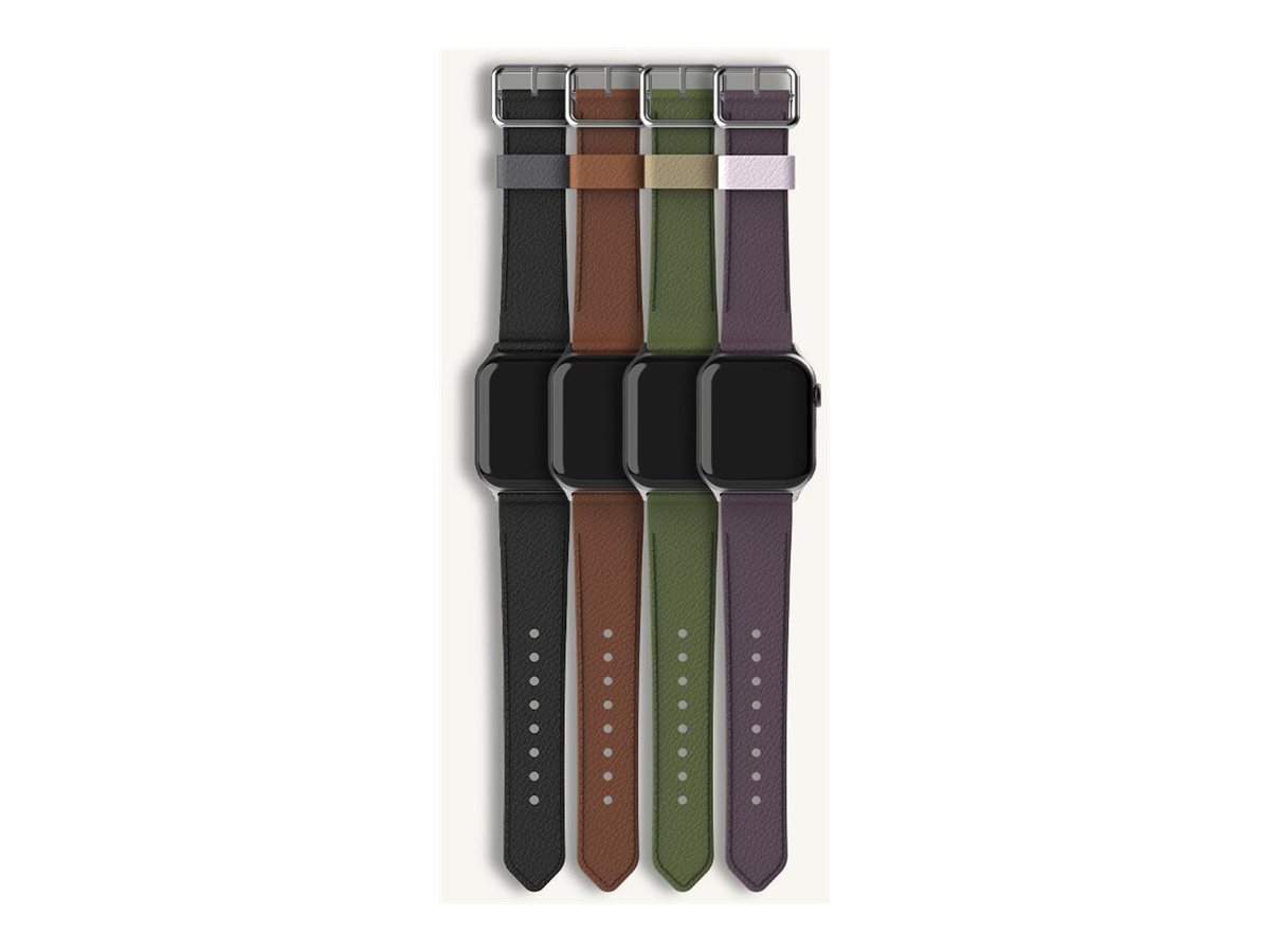 OtterBox Symmetry Cactus Leather Watch Band for Apple Watch 40/41/42mm Rich Adobe - brown
