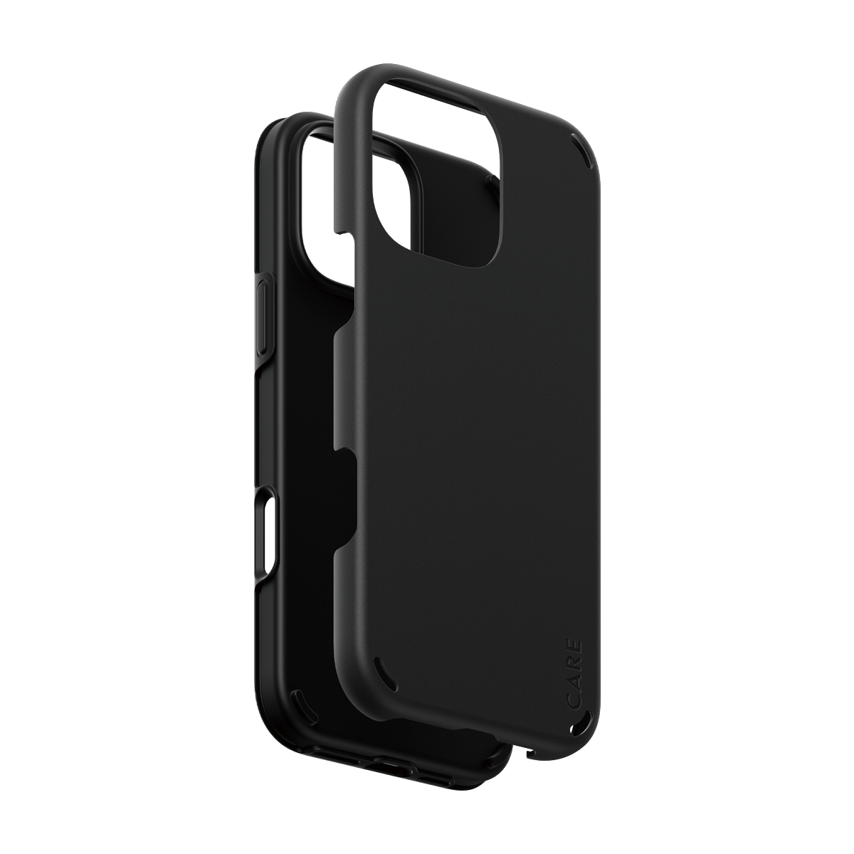 PanzerGlass CARE by Feature Case Double Defense Black iPhone 16 Pro Max Beskyttelsescover Sort Apple iPhone 16 Pro Max