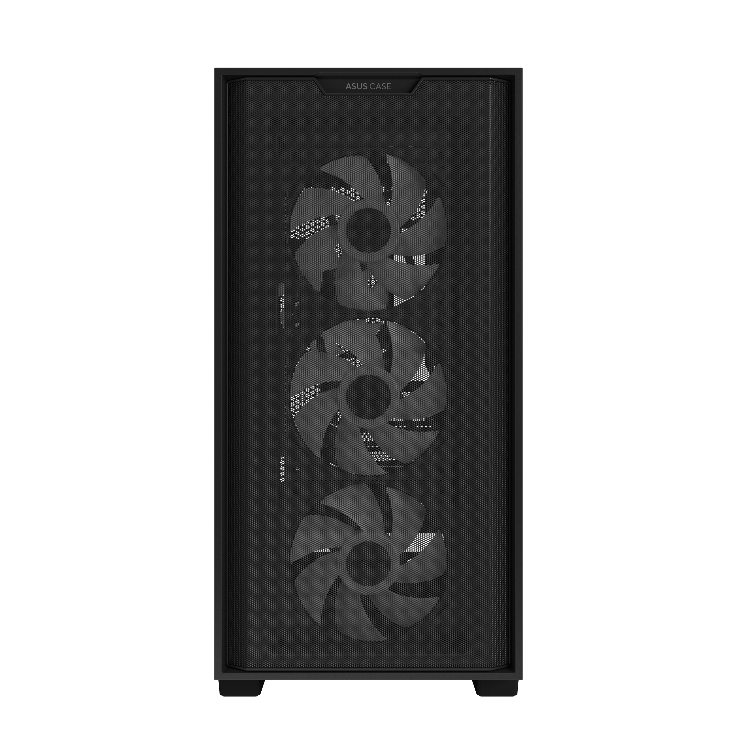 ASUS A21 Plus - microATX - sidepanel med vindue (hærdet glas) - ingen strømforsyning - sort - USB/Lyd
