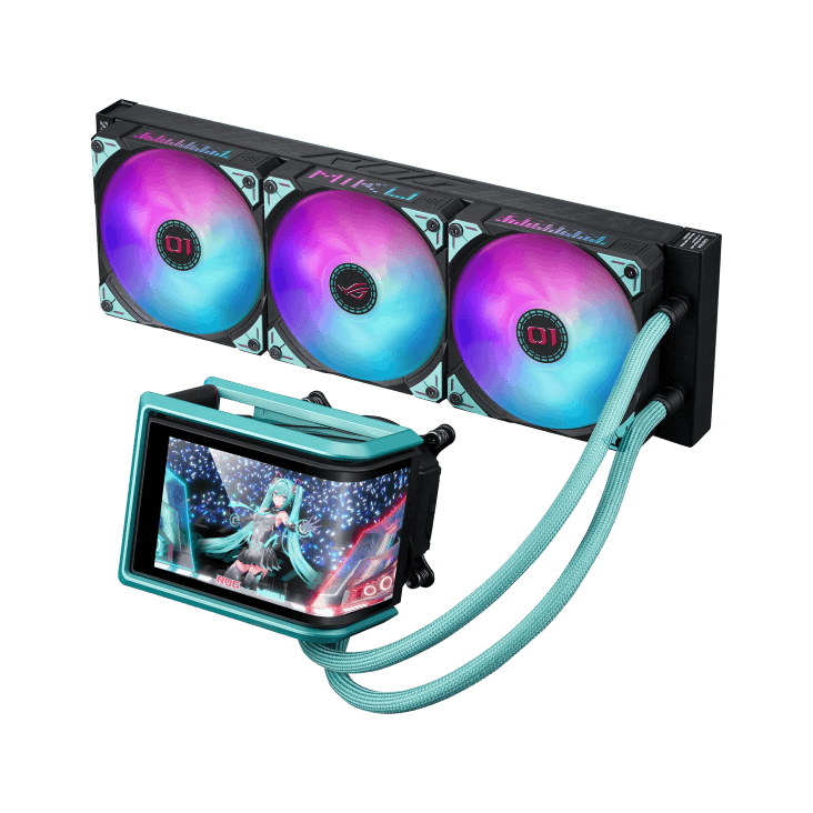 ASUS ROG RYUO IV 360 ARGB MIKU - CPU Vandkøling