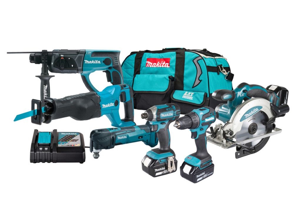 Makita Akumuliatorinių įrankių komplektas LXT® DLX6135TX1 LXT® 18V